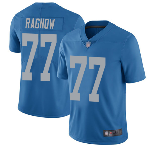 Detroit Lions Limited Blue Men Frank Ragnow Alternate Jersey NFL Football 77 Vapor Untouchable